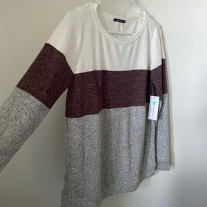 Pink Clover - Ameya Brushed Knit Top - Grey, size: Medium